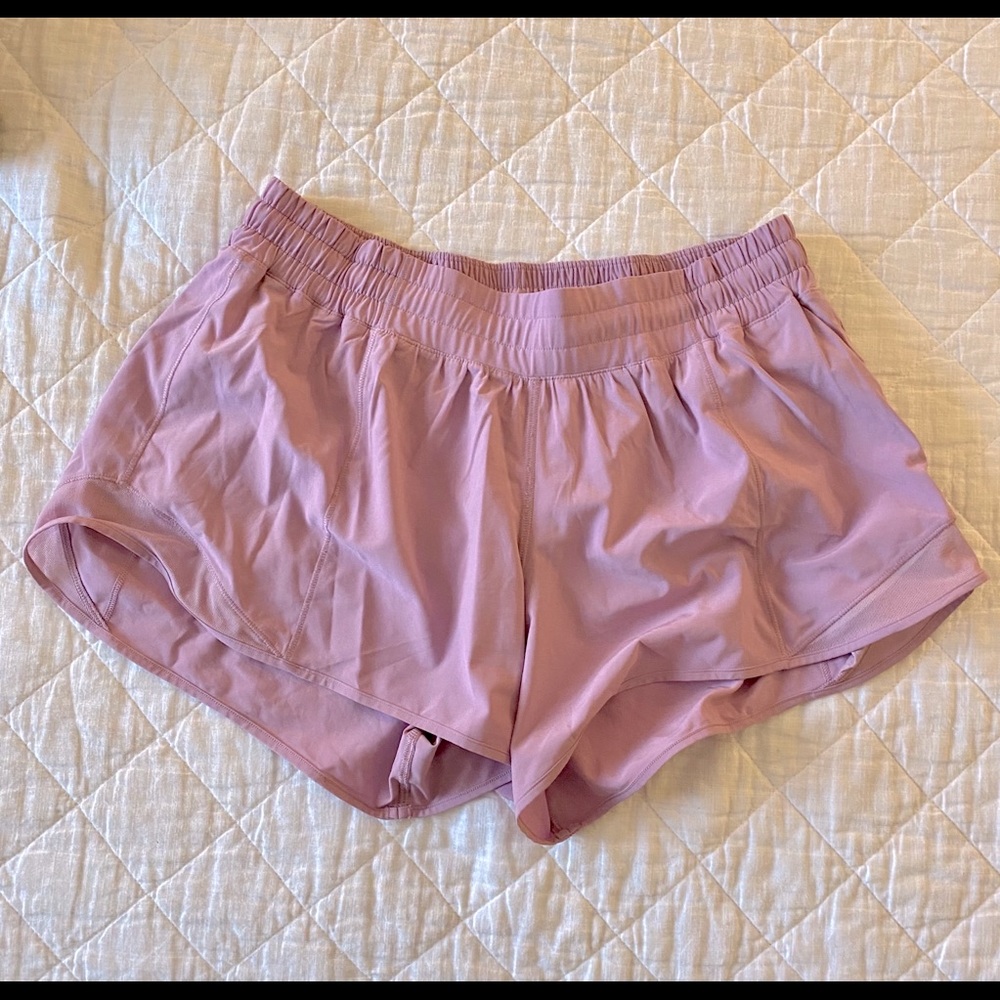 Lululemon Lavender Hotty Hot shorts